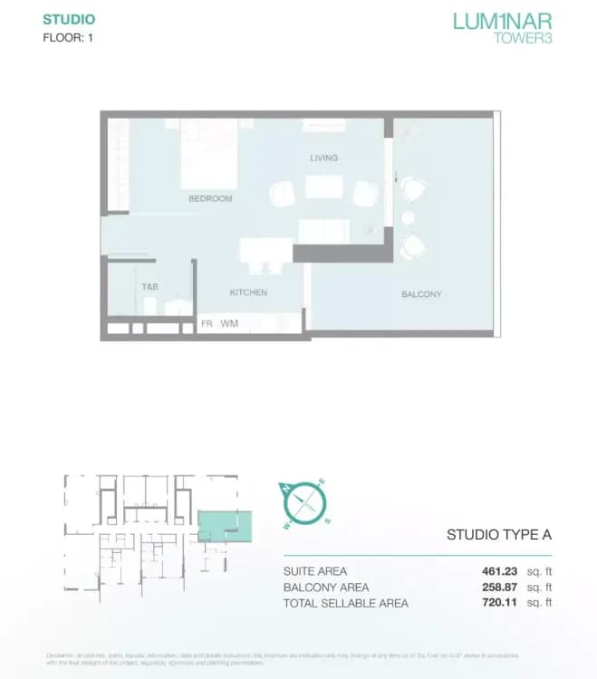 Lum1nar Tower 3 at Dubai, Jumeirah Village Triangle image 7