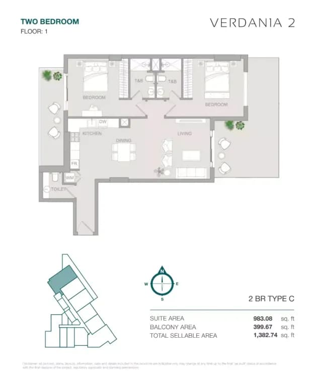 VERDAN1A Phase 2 By Object 1 at Dubai Land Residence Complex - Image 21