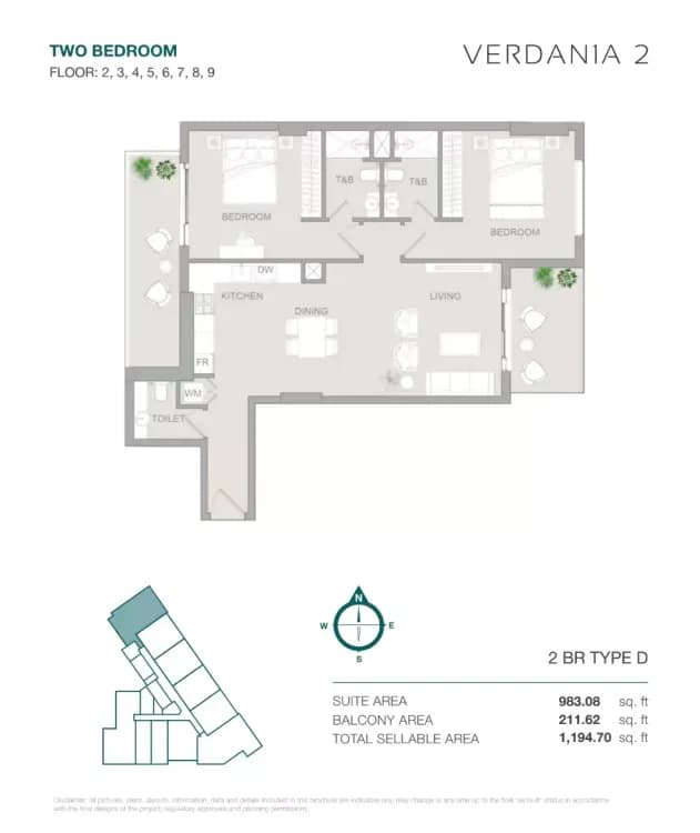VERDAN1A Phase 2 By Object 1 at Dubai Land Residence Complex image 19