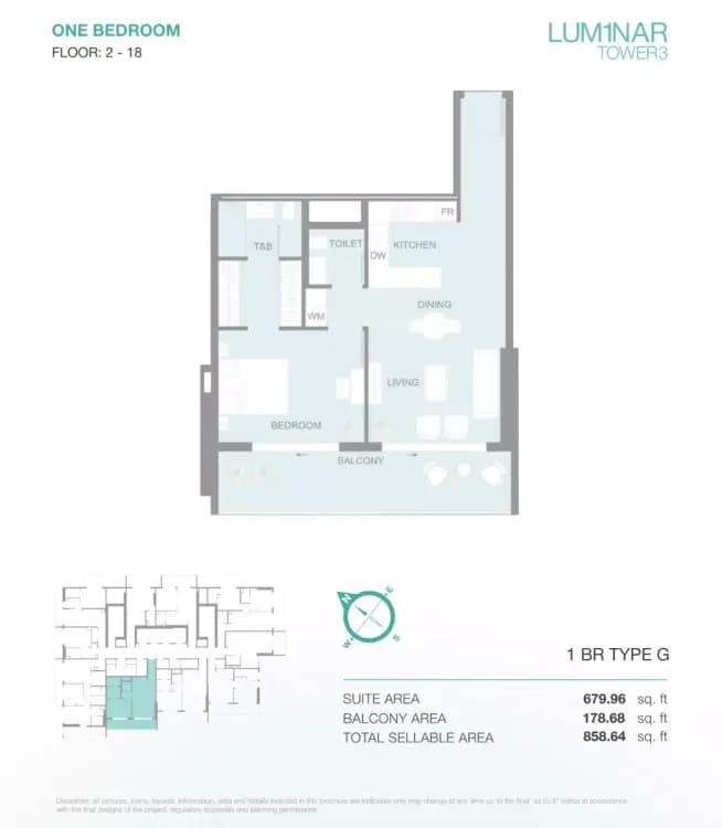Lum1nar Tower 3 at Dubai, Jumeirah Village Triangle image 14