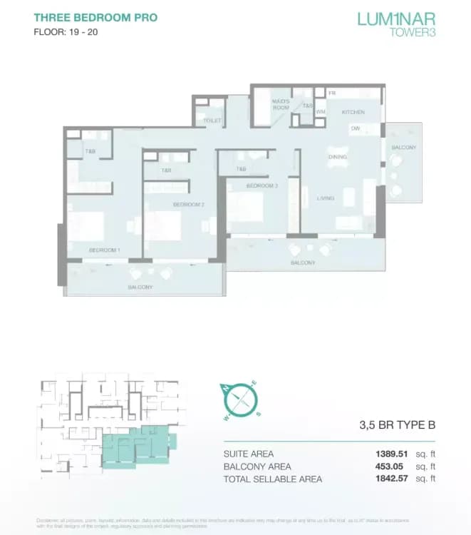 Lum1nar Tower 3 at Dubai, Jumeirah Village Triangle image 21