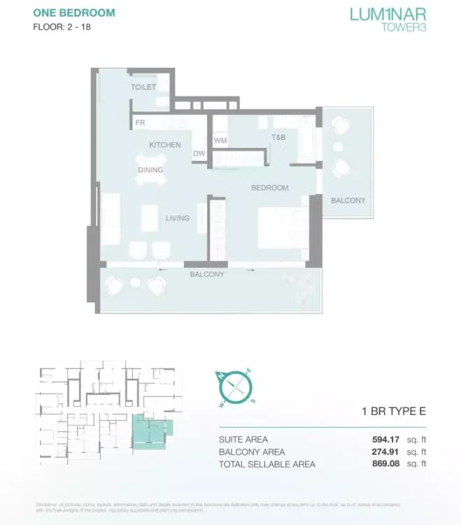 Lum1nar Tower 3 at Dubai, Jumeirah Village Triangle image 11