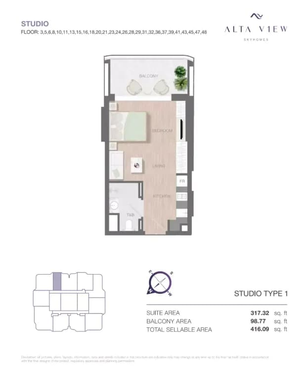 Alta View Skyhomes at Dubai, Jumeirah Village Circle, District 10 image 13