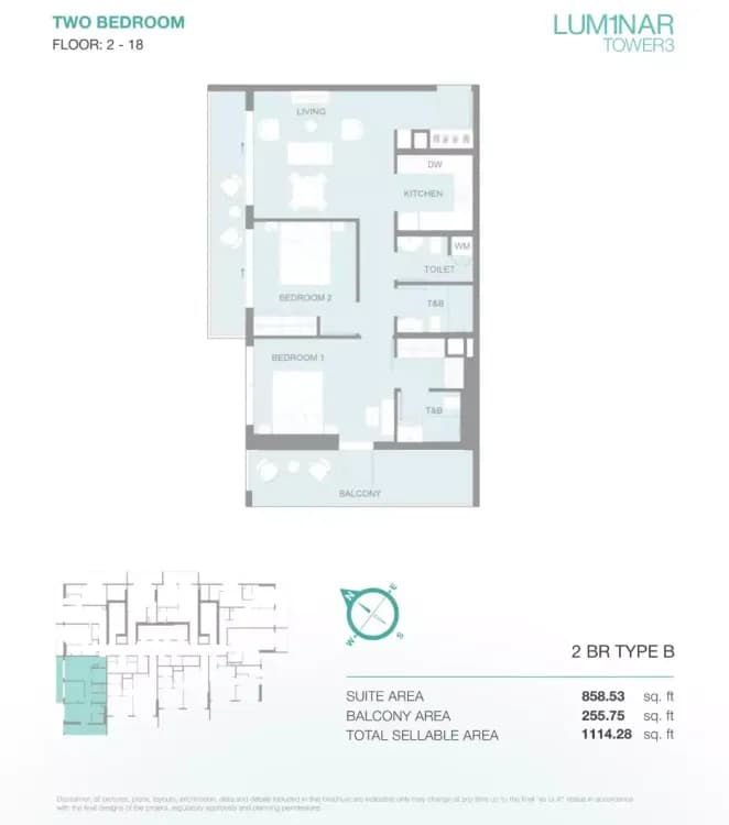 Lum1nar Tower 3 at Dubai, Jumeirah Village Triangle image 17