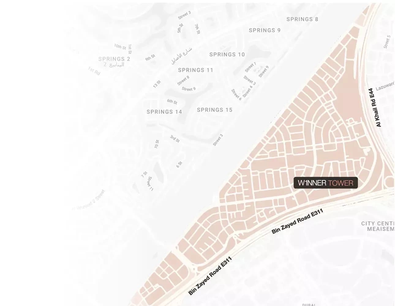W1nner Tower at Jumeirah Village Triangle Master Plan