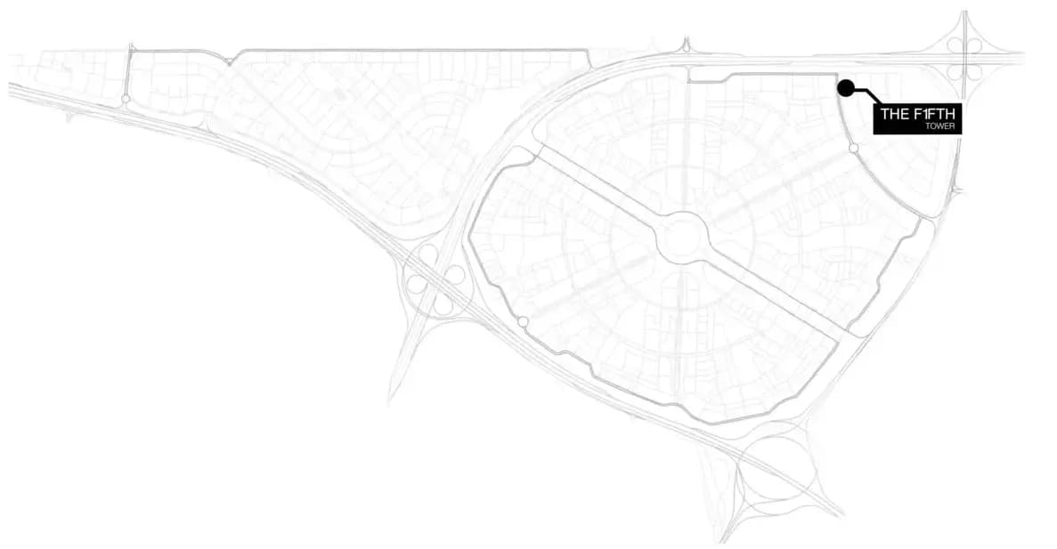 The Fifth Tower at Jumeirah Village Circle Master Plan
