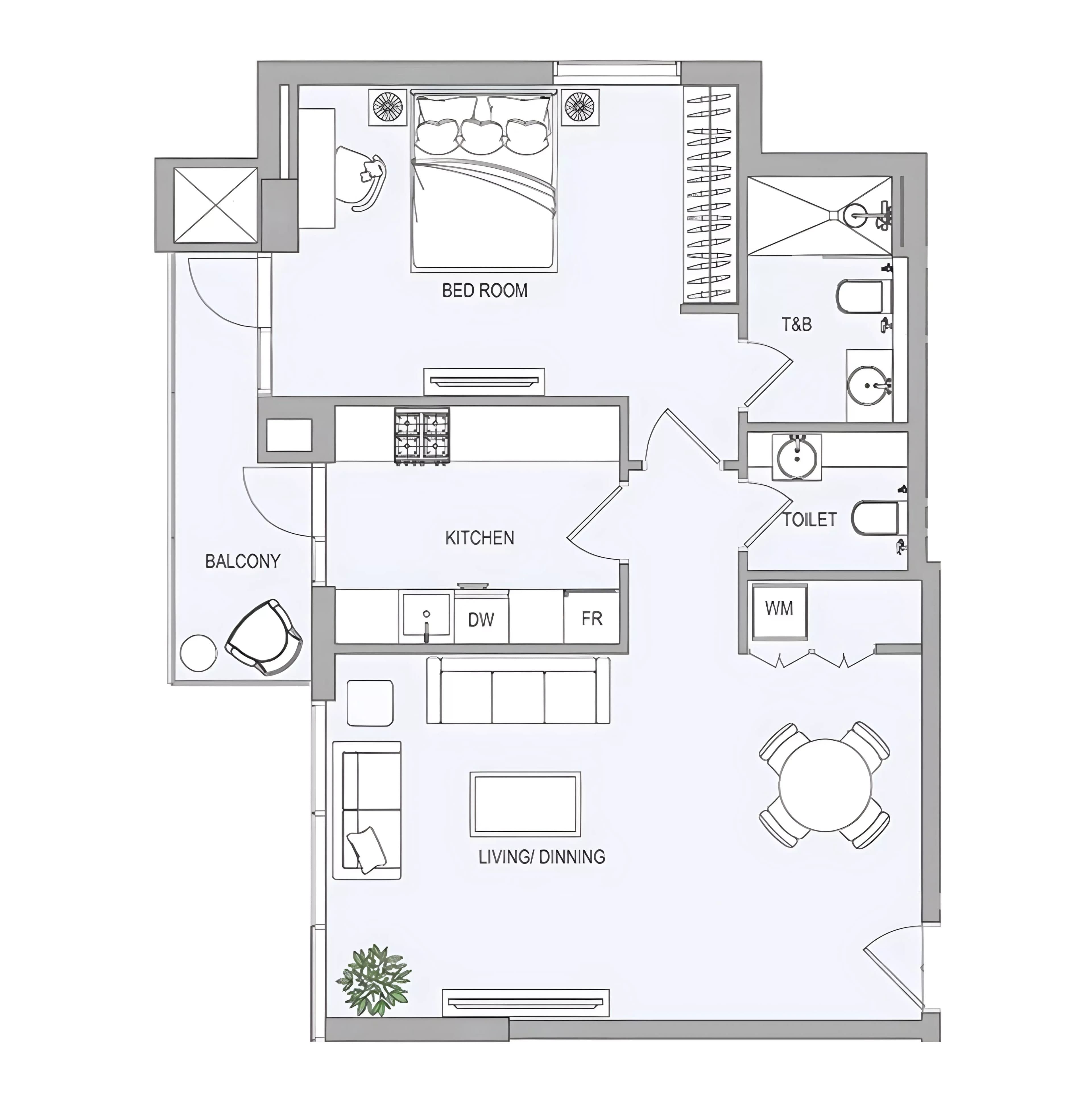 Evergr1n House 4 at Jumeirah Garden City